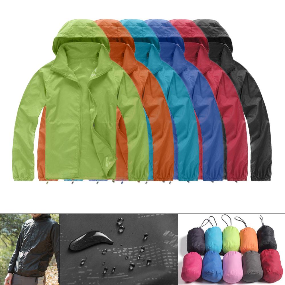 Cycling Rain Jacket Commute - Unisex Waterproof Fabric Windproof Ultra-light Quick-drying