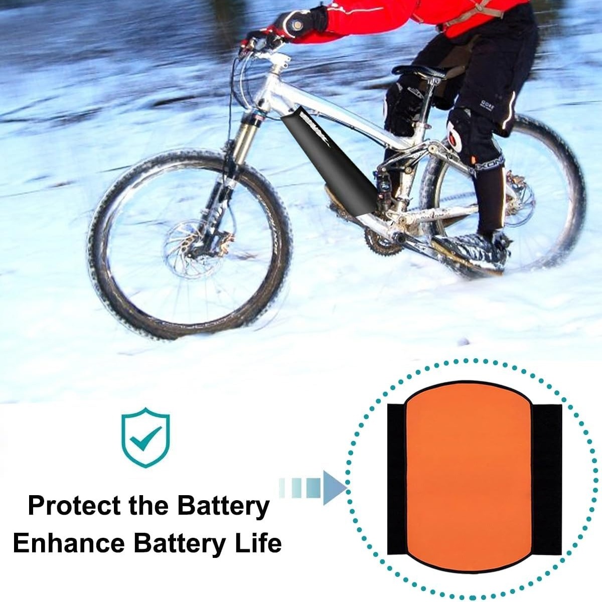 Electric Bicycle Battery Cover - Cycling Commuter Bag 评论和价格