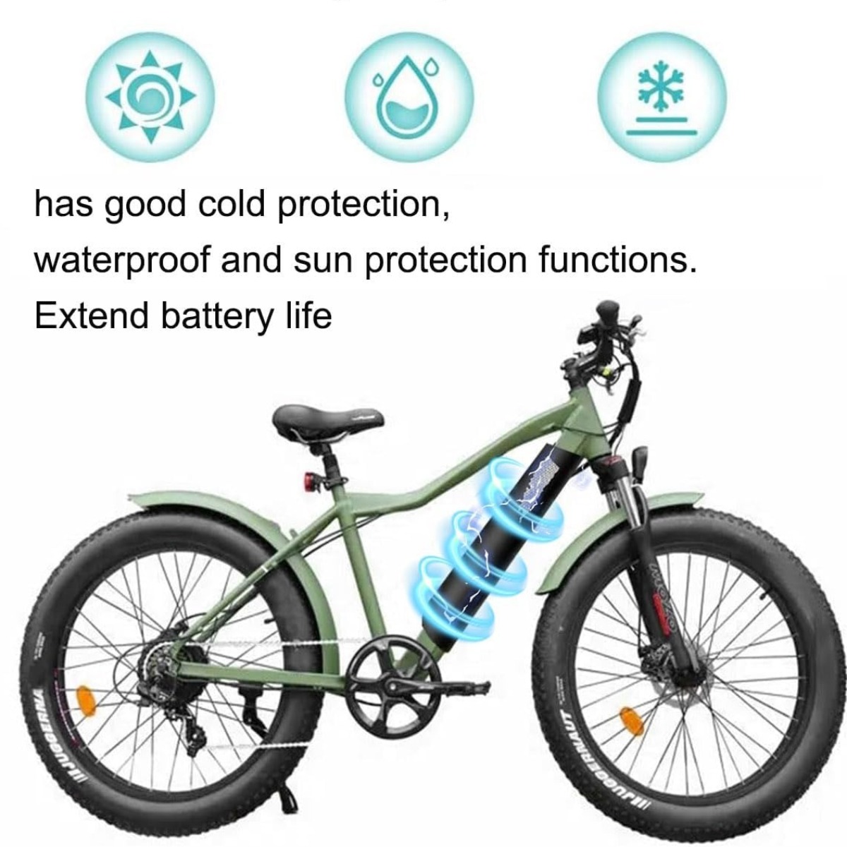 Electric Bicycle Battery Cover - Cycling Commuter Bag 评论和价格