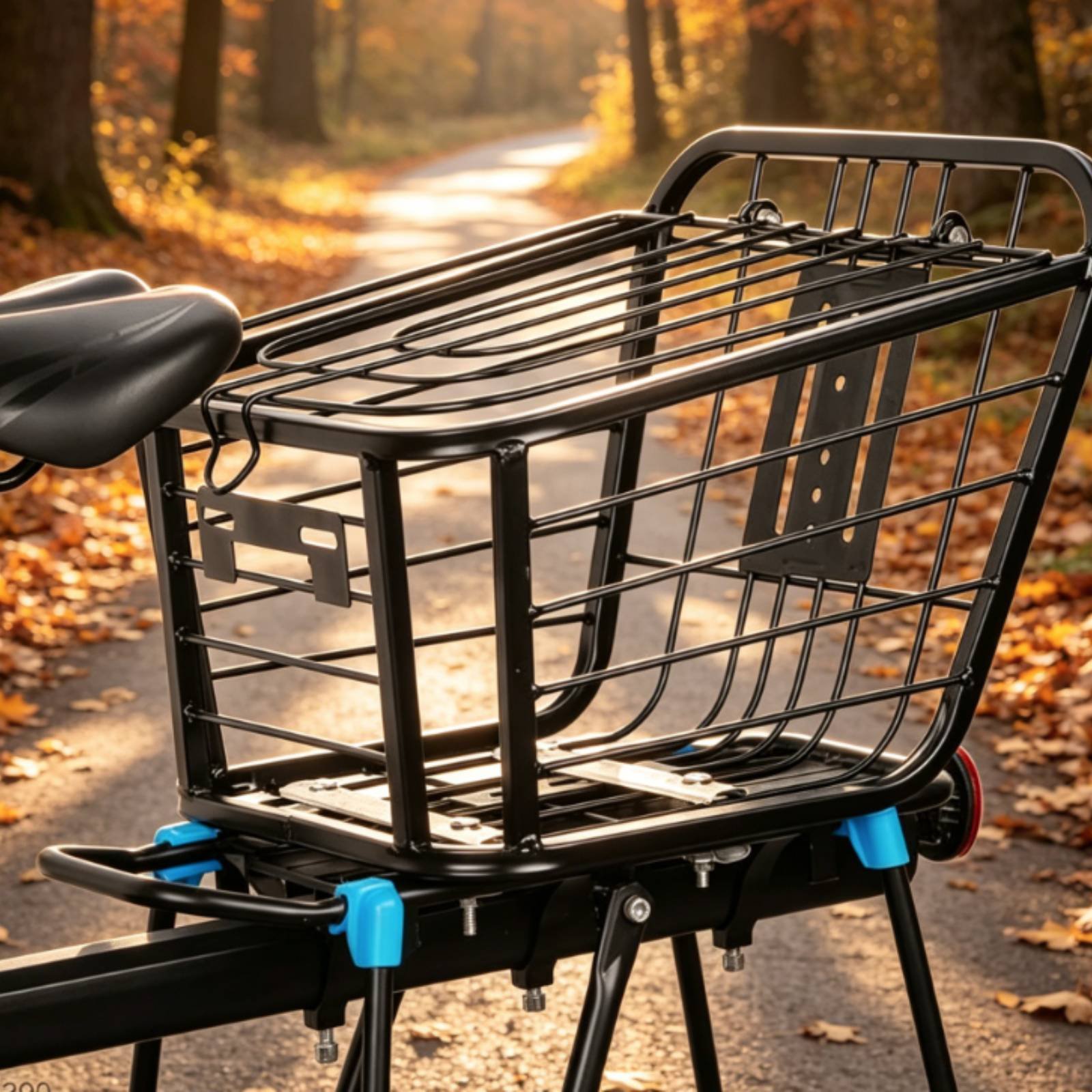 Folding Rear Bike Basket Folda - Cycling Commuting 评论和价格