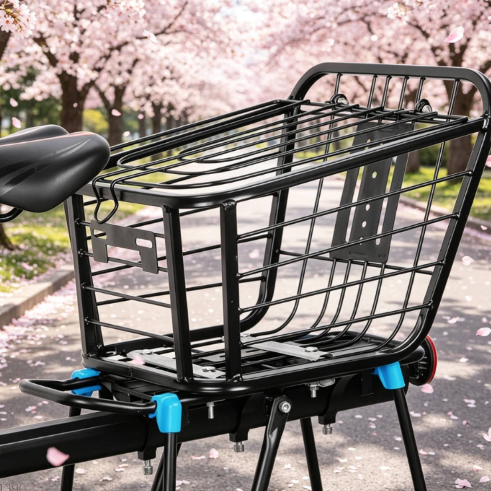 Folding Rear Bike Basket Folda - Cycling Commuting 评论和价格