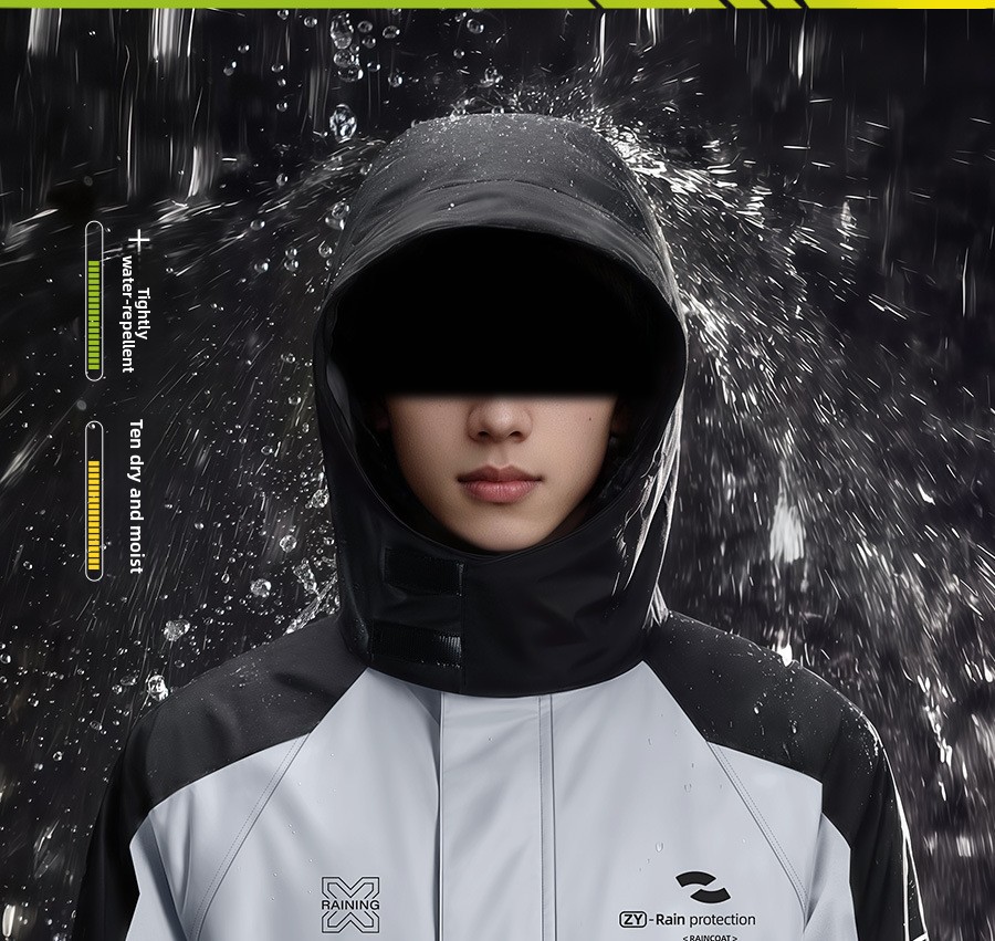 Heavy Duty Two Piece Motorcycl - Cycling Rain Jacket Commute 评论和价格