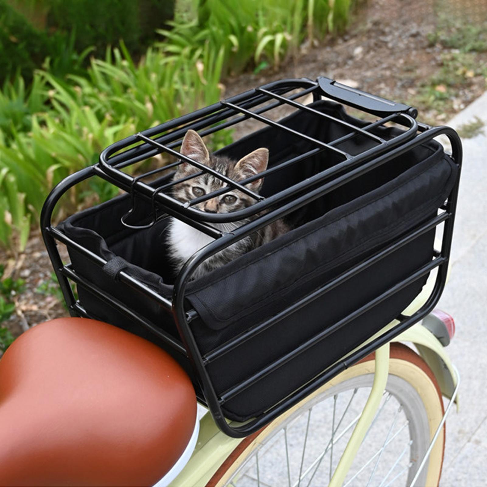 Bike Rear Basket Heavy Duty bi - Cycling Commuting 评论和价格