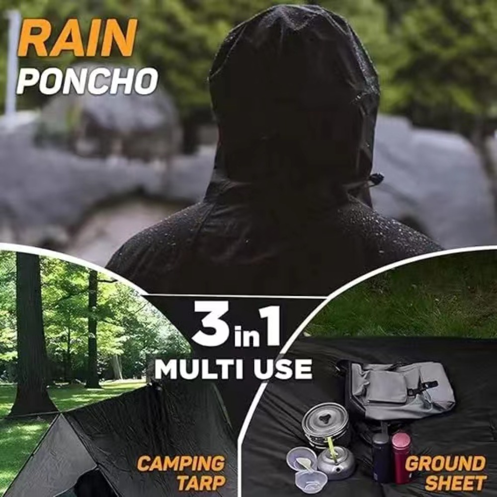 Waterproof Rain Poncho Lightwe - Cycling Rain Jacket Commute 评论和价格
